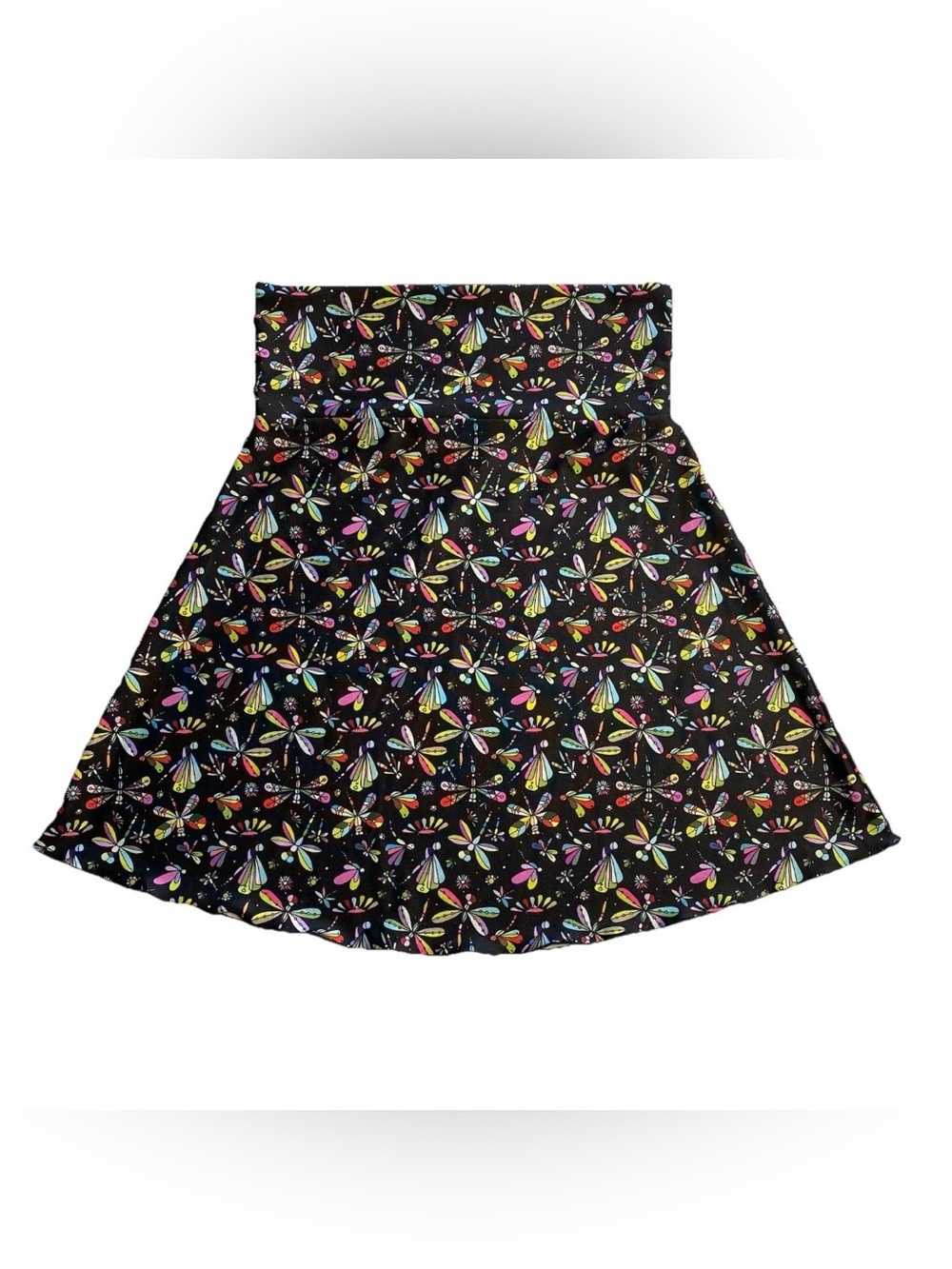 Reign Vermont Adventure Wear Skirt Womens XS Black Dragonfly Print
